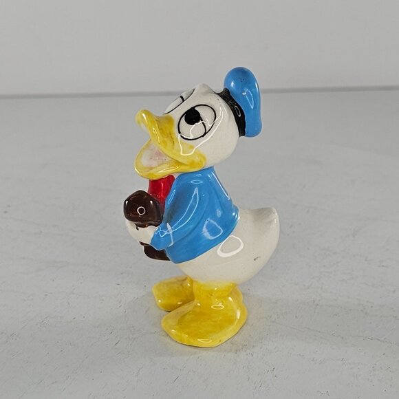 Vintage Walt Disney Productions Donald Duck Figurine Playing Guitar Singing - Picture 3 of 8